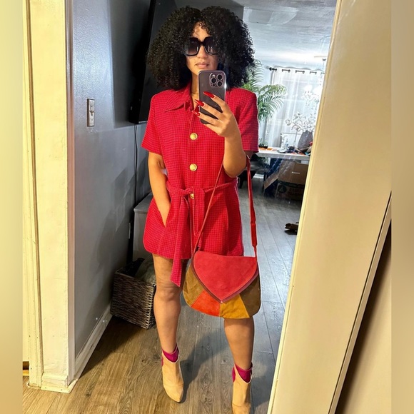 Saville Suit with Vintage gold buttons and Strap - Picture 2 of 2